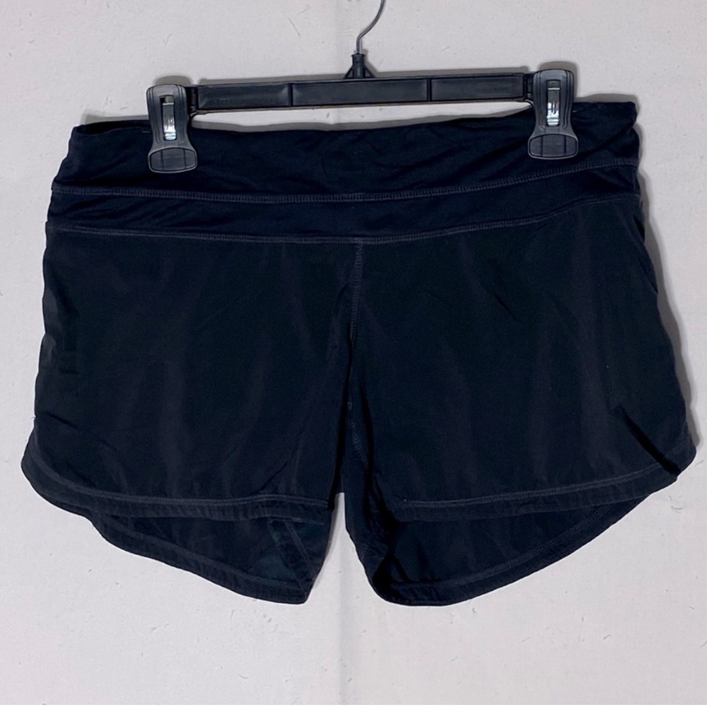 5/$25 Lululemon Athletica Black Athletic Shorts With Liner 8